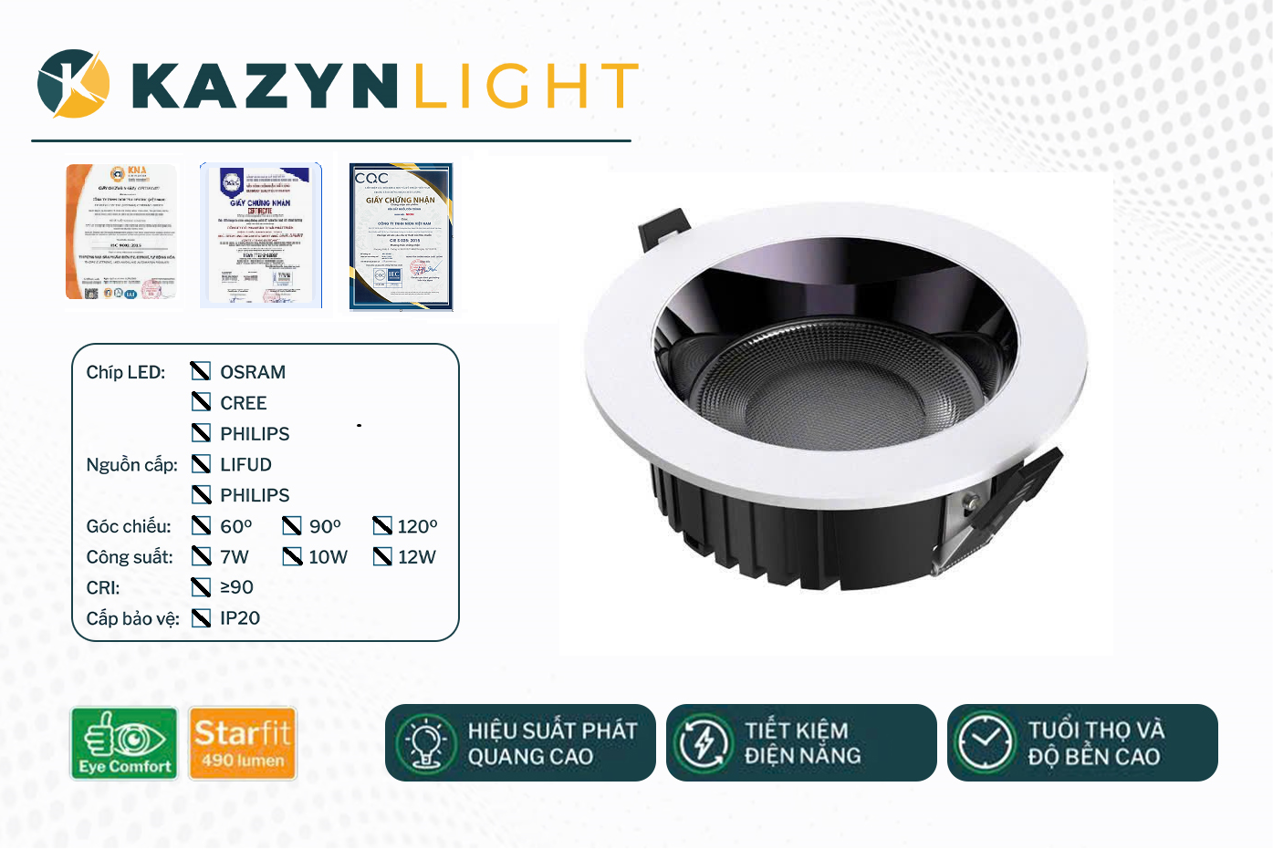 Âm trần Sportlight ALUX - KZ010CĐ 